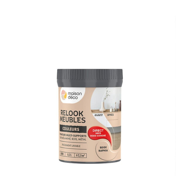 Peinture Relook Meubles - Beige Raphia - 02L