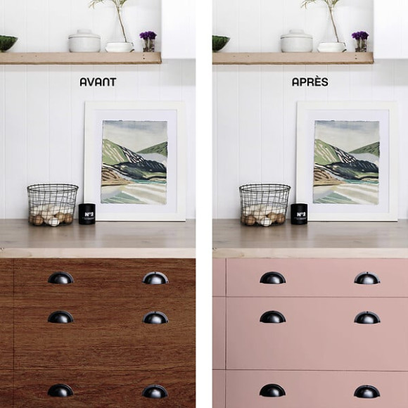 Peinture Relook Meubles - Rose pétale - 05L