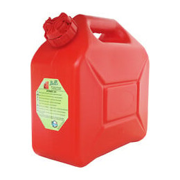 JERRICAN HYDROCARBURES 5L ROUGE 26 x 26 ht 12 cm