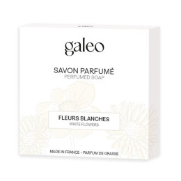 Savon 100g fleurs blanches