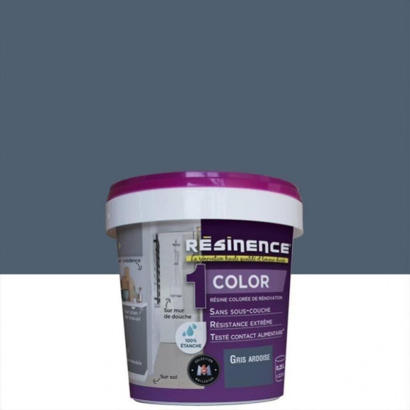 Résine Colorée Color Resinence Gris Ardoise 0.25 L