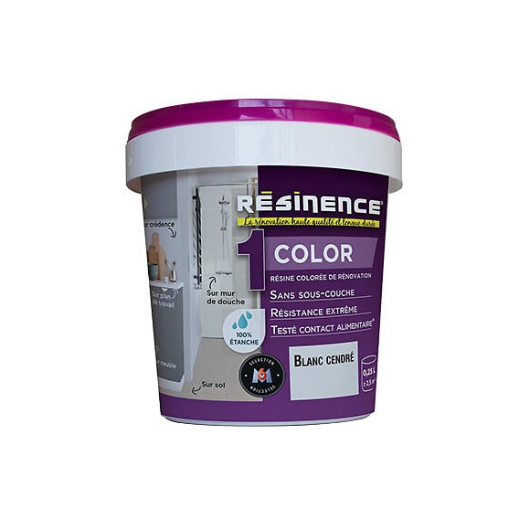 Résine de rénovation Color - Blanc cendré - 250ml