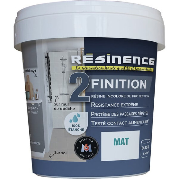 Résine de Finition - Mat - 250ml