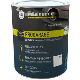 Résine sol ProGarage - Blanc - 2L