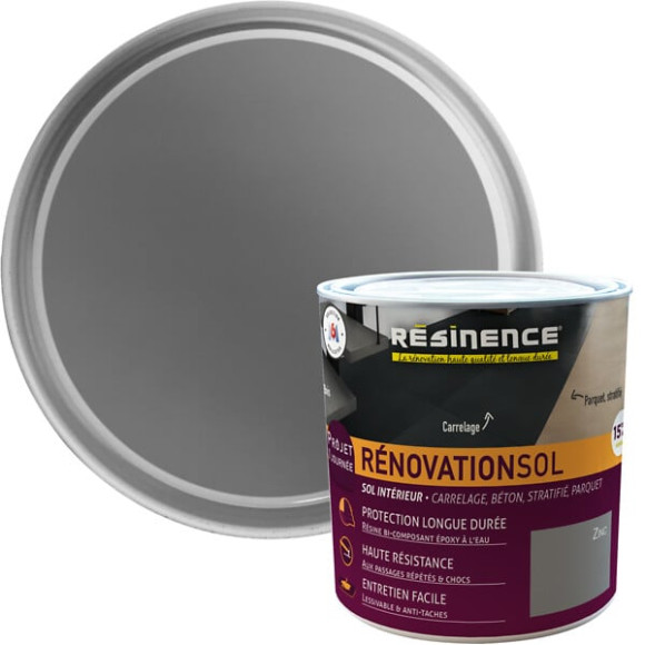 Rénovation Sol Résinence zinc 300ml