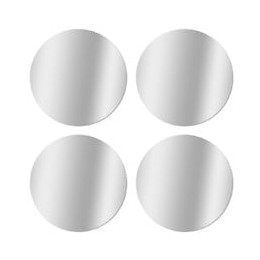 Lot de 4 miroirs adhésifs Ronds - D20cm