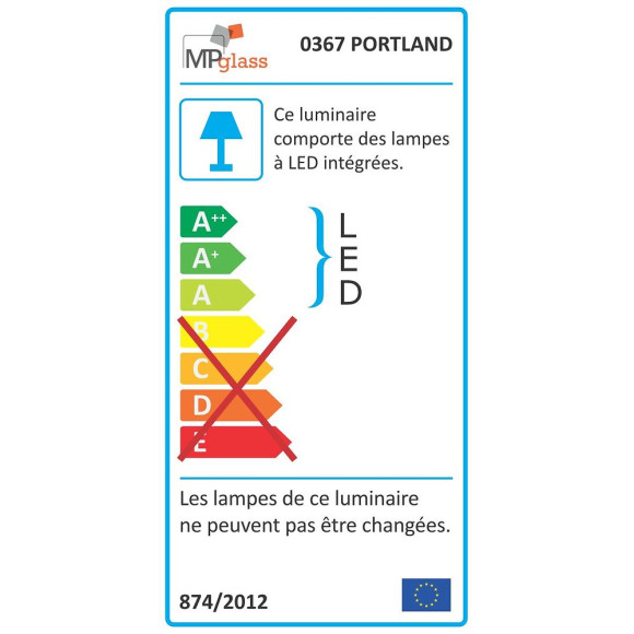 Miroir avec éclairage pour de salle de bain Portland - l50xP70cm