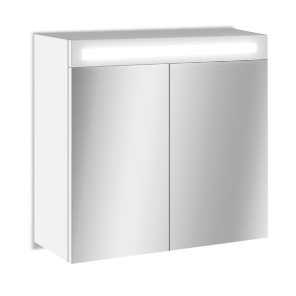 Armoires de salle de bain miroir LED Giulia 60 - 60x17x60cm