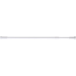 Barre de douche droite extensible L.70-120cm blanche