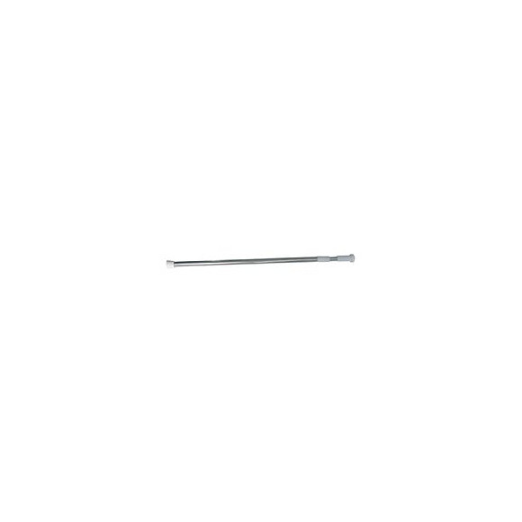 Barre de douche droite extensible L.70-120cm inox