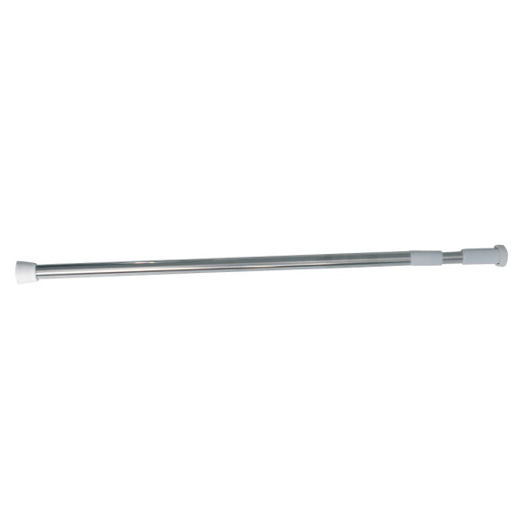 Barre de douche droite extensible L.70-120cm inox