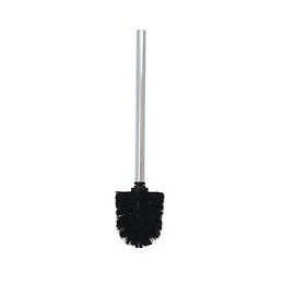 Brosse wc manche inox boule noire