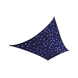 Voile ombrage Austral - Rectangulaire - Bleu nuit - Avec LED - 3x2m