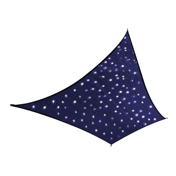 Voile ombrage Austral - Rectangulaire - Bleu nuit - Avec LED - 3x2m