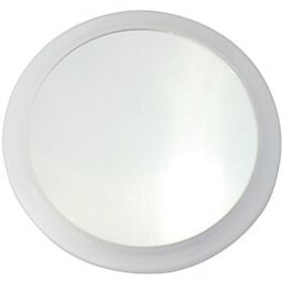 MSV Miroir Rond Grossissantx3 Avec Ventouse PP Blanc