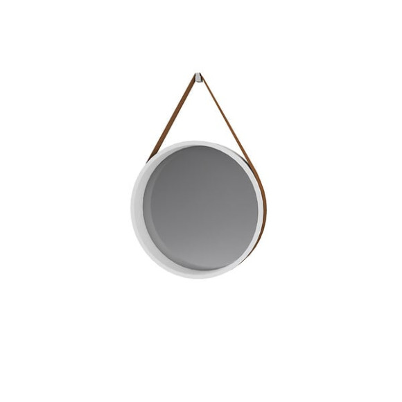 Miroir de salle de bain scandinave rond - 50cm