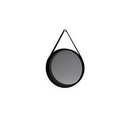 Miroir AURLANE Fjord Rond 50cm Coloris Noir