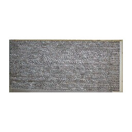 Rideau de porte chenilles - Brun et gris et blanc - 90x220cm