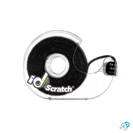 Bande scratch auto-agrippante ID-SCRATCH noir 2 cm x 2 m