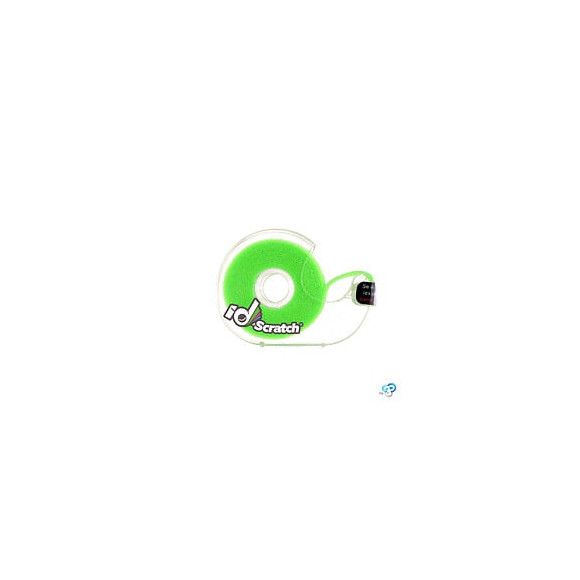 Bande scratch auto-agrippante ID-SCRATCH vert fluo 2 cm x 2 m