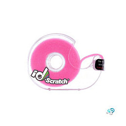 Bande scratch auto-agrippante ID-SCRATCH rose fluo 2 cm x 2 m