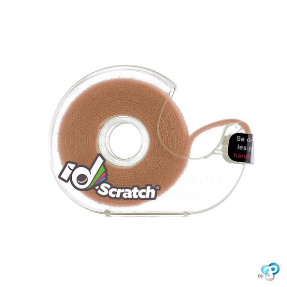 Bande scratch auto-agrippante ID-SCRATCH marron 2 cm x 2 m