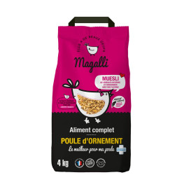 Aliment muesli spécial poule d'ornement