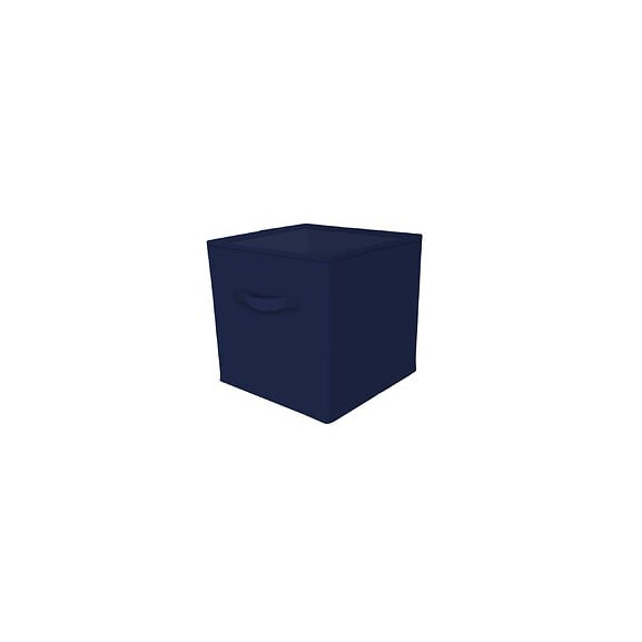 Panier de rangement cube intissé BOX&BEYOND bleu navy 31x31x31cm