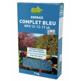 Engrais complet bleu granulés 2kg