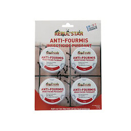 Boite Anti-fourmis Insecticide puissant 4 x 10gr