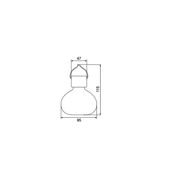 Lampion solaire inox