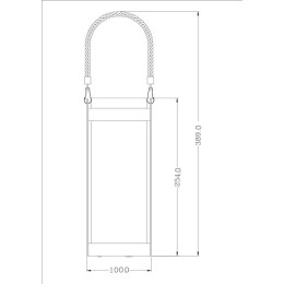 Lanterne solaire métal et corde - Bougie LED Vacillante H25