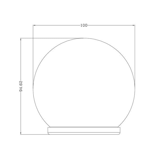 Sphère solaire - effet verre brisé - Diam 10cm