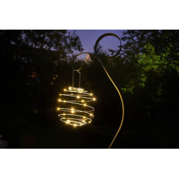 Suspension spirale solaire - 33 LED