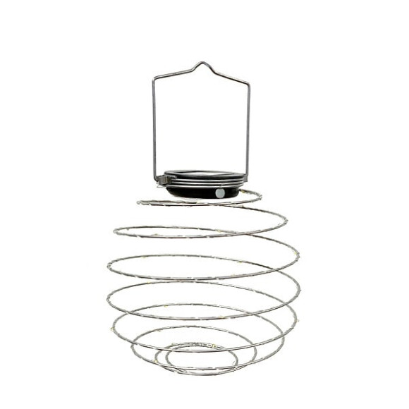 Suspension spirale solaire - 33 LED