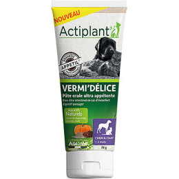 Pate orale chien et chat vermifuge ACTIPLANT