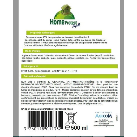 Hopr repell habitat citron 500 ml