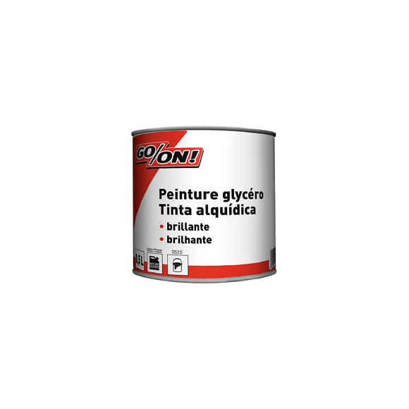 Peinture glycéro - Blanc - Brillant - 05L