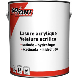 Lasure acrylique chêne moyen satin 2.5L