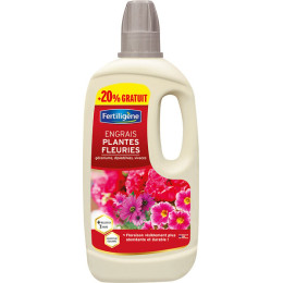 FERTILIGENE Engrais Liquide Plantes Fleuries 750 ml + 20%