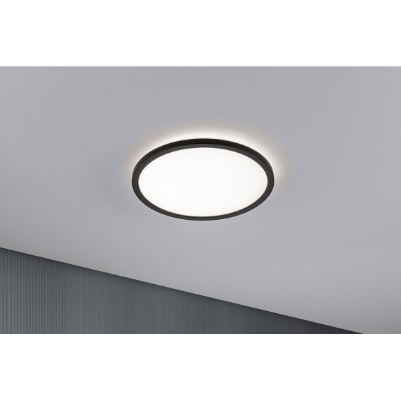 Panneau LED Atria Shine D.293mm 16W 2000lm 4000K noir