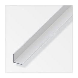 Cornière égale aluminium anodisé argent 10x10mmx1m