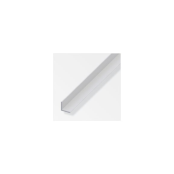 Cornière égale aluminium anodisé argent 15x15mmx1m