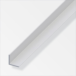 Cornière égale aluminium anodisé argent 25x25mmx1m