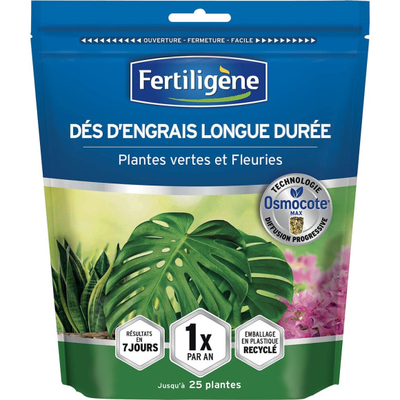 Dés d'engrais Osmocote max Plantes vertes et fleuries 110gr