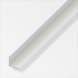 Cornière égale PVC blanc 25x25mmx1m