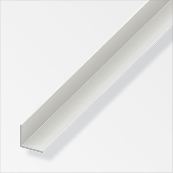 Cornière égale PVC blanc 25x25mmx1m