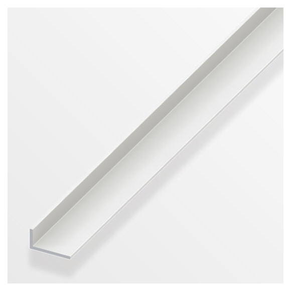 Cornière inégale PVC blanc 20x10mmx1m