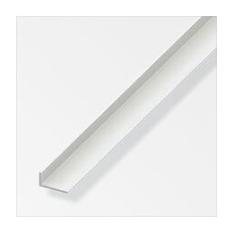 Cornière inégale PVC blanc 40x10mmx1m