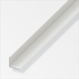 Cornière 50x50x1.2mm PVC blanc 2m